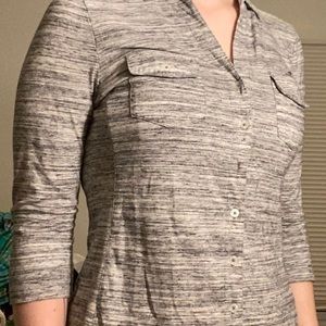 Gray 3/4 shirt